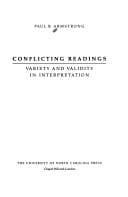 Tapa de Conflicting readings