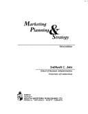 Tapa de Marketing planning & strategy