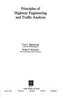 Tapa de Principles of highway engineering and traffic analysis