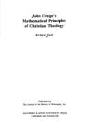 Tapa de John Craige's Mathematical principles of Christian theology