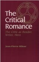 Tapa de The critical romance