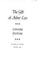Tapa de The gift of Asher Lev