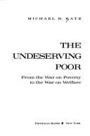 Tapa de The undeserving poor