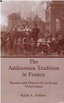 Tapa de The Addisonian tradition in France