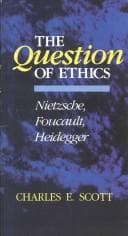 Tapa de The question of ethics