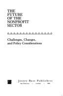 Tapa de The future of the nonprofit sector