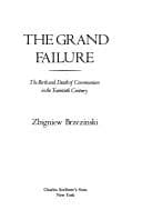 Tapa de The grand failure