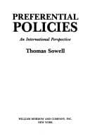 Tapa de Preferential Policies