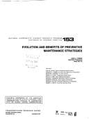 Tapa de Evolution and benefits of preventive maintenance strategies