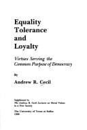 Tapa de Equality, tolerance, and loyalty