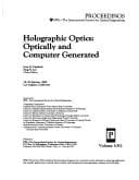 Tapa de Holographic optics
