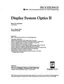 Tapa de Display system optics II