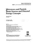 Tapa de Microwave and particle beam sources and directed energy concepts