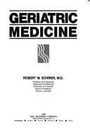 Tapa de Geriatric Medicine