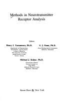 Tapa de Methods in neurotransmitter receptor analysis