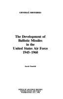 Tapa de The development of ballistic missiles in the United States Air Force, 1945-1960
