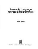 Tapa de Assembly language for Pascal programmers