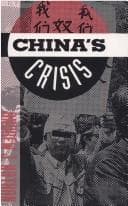 Tapa de China's Crisis