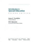 Tapa de Introduction to special education