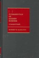 Tapa de Fundamentals of modern business