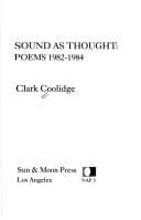 Tapa de Sound as thought