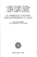 Tapa de La Famiglia italiana dall'Ottocento a oggi