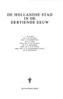 Tapa de De Hollandse stad in de dertiende eeuw