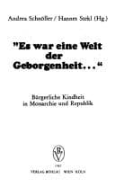 Tapa de Es war eine Welt der Geborgenheit--