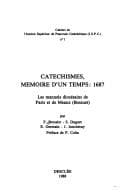 Tapa de Catéchismes, mémoire d'un temps, 1687