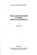 Tapa de The Altaic-speakers of China