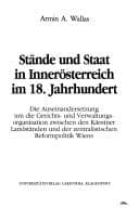 Tapa de Stände und Staat in Innerösterreich im 18. Jahrhundert