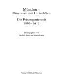 Tapa de München, Musenstadt mit Hinterhöfen: Die Prinzregentenzeit 1886-1912 (German Edition)