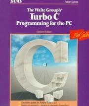 Tapa de The Waite Group's Turbo C programming for the PC
