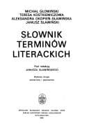 Tapa de Słownik terminów literackich