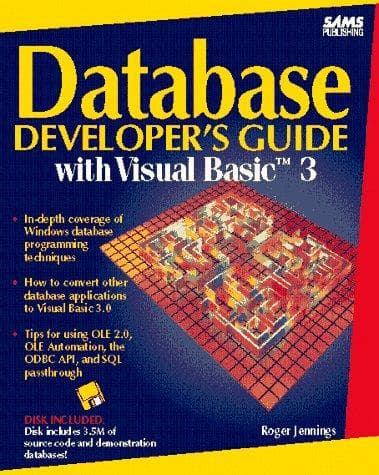 Tapa de Database developer's guide with Visual Basic 3