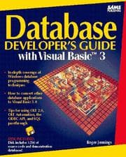 Tapa de Database developer's guide with Visual Basic 3