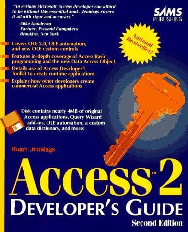 Tapa de Access 2 developer's guide