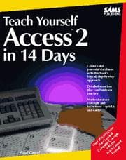 Tapa de Teach yourself Access 2 in 14 days