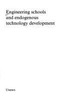 Tapa de Engineering schools and endogenous technology development
