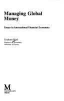 Tapa de Managing global money