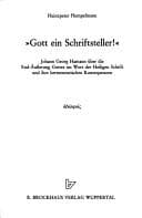 Tapa de Gott, ein Schriftsteller!