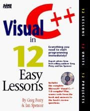 Tapa de Visual C++ in 12 easy lessons