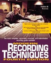 Tapa de Modern recording techniques