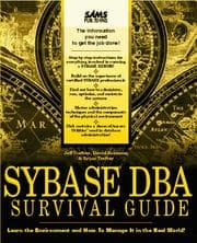 Tapa de Sybase DBA survival guide
