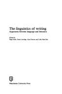 Tapa de The Linguistics of writing