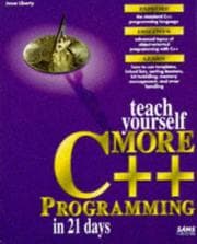 Tapa de Teach yourself more C++ in 21 days