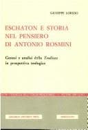 Tapa de Eschaton e storia nel pensiero di Antonio Rosmini