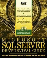 Tapa de Microsoft SQL Server DBA survival guide