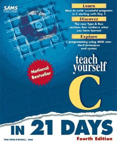 Tapa de Teach yourself C in 21 days