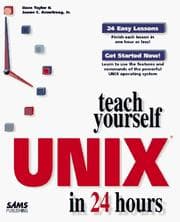 Tapa de Teach yourself UNIX in 24 hours